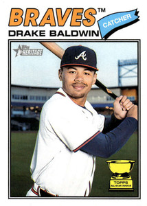 2026 Topps Heritage #209 Drake Baldwin NM-MT  Atlanta Braves 
