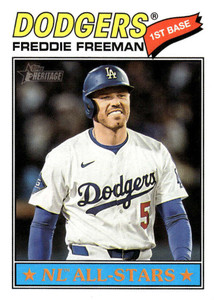 SOLD 192951 2026 Topps Heritage #350 Freddie Freeman NM-MT  Los Angeles Dodgers 