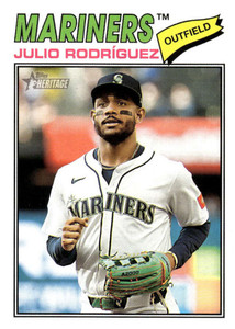 2026 Topps Heritage #240 Julio Rodriguez NM-MT  Seattle Mariners 