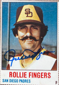 Rollie Fingers Autographed 1978 Hostess #144 San Diego Padres Card 