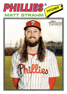 2026 Topps Heritage #193 Matt Strahm NM-MT  Philadelphia Phillies 