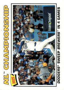 2026 Topps Heritage #277 NL Champions NL Champion NM-MT  Los Angeles Dodgers 