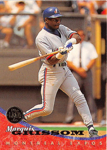 1994 Leaf #174 Marquis Grissom VG Montreal Expos 