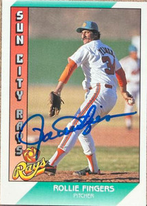Rollie Fingers Autographed 1991 Pacific Senior League #126 