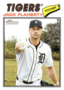 2026 Topps Heritage #204 Jack Flaherty NM-MT  RC Rookie Detroit Tigers 