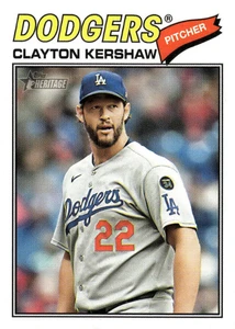 2026 Topps Heritage #190 Clayton Kershaw NM-MT  Los Angeles Dodgers 