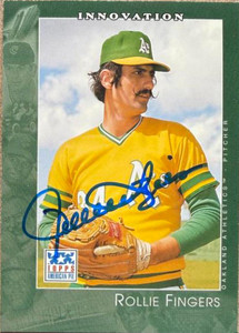 Rollie Fingers Autographed 2002 Topps American Pie Spirit of America #27 Oakland Athletics Card   