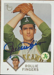 Rollie Fingers Autographed 2003 Topps Retired Signature Edition #61 Oakland Athletics Card