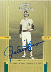 Rollie Fingers Autographed 2005 Donruss Classics #234 Oakland Athletics Card   
