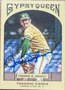 Rollie Fingers Autographed 2011 Topps Gypsy Queen #211 Oakland Athletics Card   
