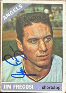 Jim Fregosi Autographed 1966 Topps #5 California Angels Card