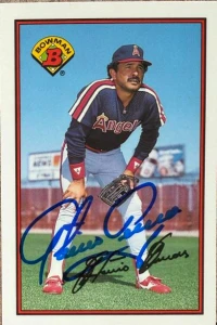 Tony Armas Autographed 1989 Bowman TIFFANY #51