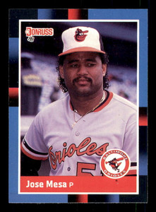 1988 Donruss #601 Jose Mesa NM-MT RC Rookie Baltimore Orioles 