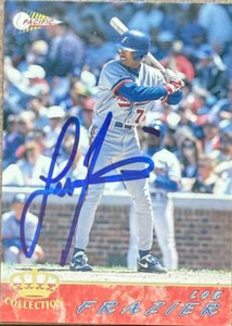 Lou Frazier Autographed 1994 Pacific #381 Montreal Expos Card