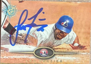 Lou Frazier Autographed 1995 Stadium Club #15 Montreal Expos Card