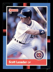 1988 Donruss #615 Scott Lusader NM-MT RC Rookie Detroit Tigers 