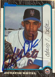 Octavio Dotel Autographed 1999 Bowman #188 New York Mets Card
