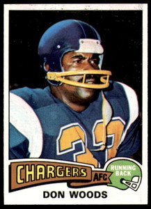 1975 Topps #10 Don Woods VG  San Diego Chargers 