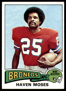 1975 Topps #17 Haven Moses VG  Denver Broncos 