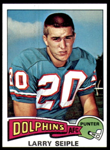 1975 Topps #22 Larry Seiple VG  Miami Dolphins 