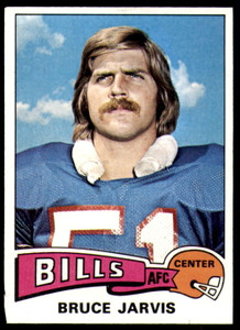 1975 Topps #27 Bruce Jarvis VG  Buffalo Bills 