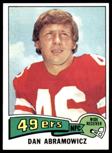 1975 Topps #32 Dan Abramowicz VG  San Francisco 49ers 