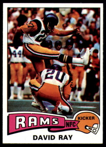1975 Topps #34 David Ray VG  Los Angeles Rams 