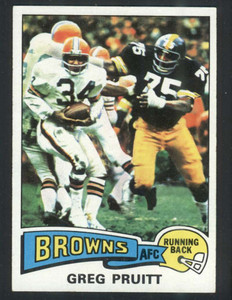 1975 Topps #49 Greg Pruitt VG  Cleveland Browns 
