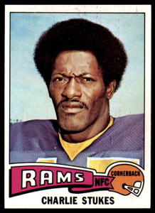 1975 Topps #66 Charlie Stukes VG  Los Angeles Rams 