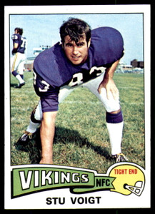 1975 Topps #113 Stu Voigt VG  Minnesota Vikings 