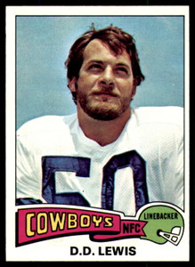 1975 Topps #118 D.D. Lewis VG  Dallas Cowboys 