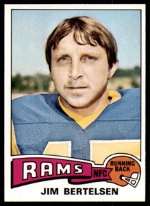 1975 Topps #121 Jim Bertelsen VG  Los Angeles Rams 
