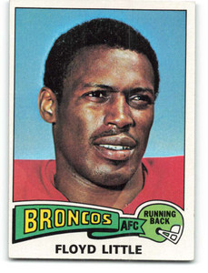 1975 Topps #132 Floyd Little VG  Denver Broncos 