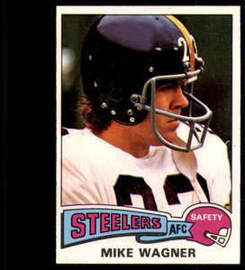 1975 Topps #153 Mike Wagner VG  Pittsburgh Steelers 