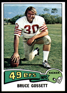 1975 Topps #302 Bruce Gossett VG  San Francisco 49ers 