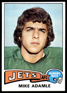 1975 Topps #307 Mike Adamle VG  New York Jets 
