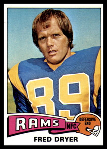 1975 Topps #312 Fred Dryer VG  Los Angeles Rams 