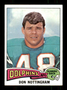1975 Topps #317 Don Nottingham VG  Miami Dolphins 