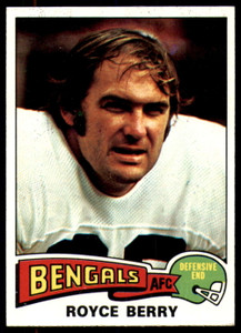 1975 Topps #334 Royce Berry VG  Cincinnati Bengals 