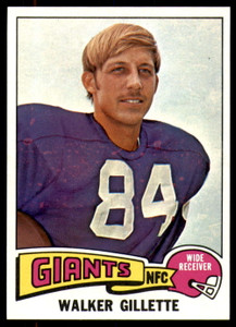 1975 Topps #336 Walker Gillette VG  New York Giants 