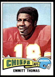 1975 Topps #340 Emmitt Thomas VG  Kansas City Chiefs 