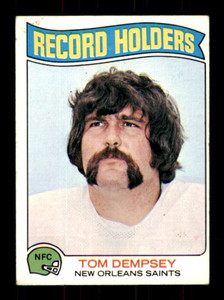 1975 Topps #353 Tom Dempsey RB VG  New Orleans Saints 