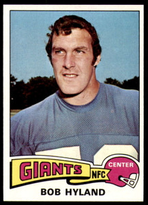 1975 Topps #368 Bob Hyland VG  New York Giants 