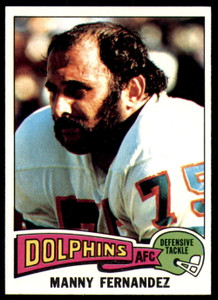 1975 Topps #378 Manny Fernandez VG  Miami Dolphins 