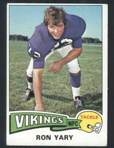 1975 Topps #433 Ron Yary VG  Minnesota Vikings 