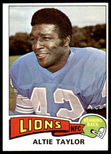 1975 Topps #481 Altie Taylor VG  Detroit Lions 