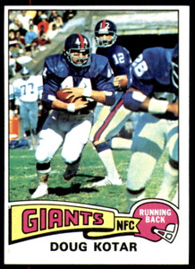 1975 Topps #516 Doug Kotar VG  RC Rookie New York Giants 