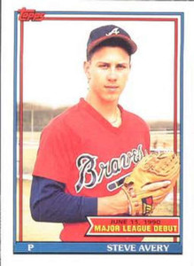 1991 Topps 1990 Debut #6 Steve Avery NM-MT Atlanta Braves 