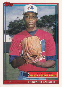 1991 Topps 1990 Debut #47 Howard Farmer NM-MT Montreal Expos 