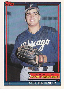 1991 Topps 1990 Debut #48 Alex Fernandez NM-MT Chicago White Sox 
